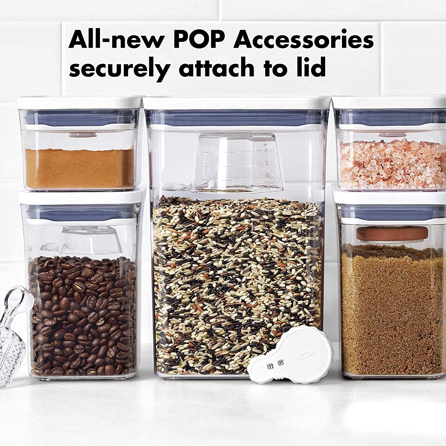 Foto 7 | Recipiente De Almacenamiento De Alimentos Oxo Good Grips Pop, 0,4 L (juego De 4) - Venta Internacional.