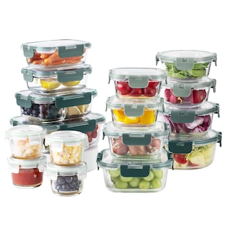 Foto 6 | Set De Recipientes Para Comida Cook With Color Premium, 32 Unidades Vidrio Borosilicato - Venta Internacional.