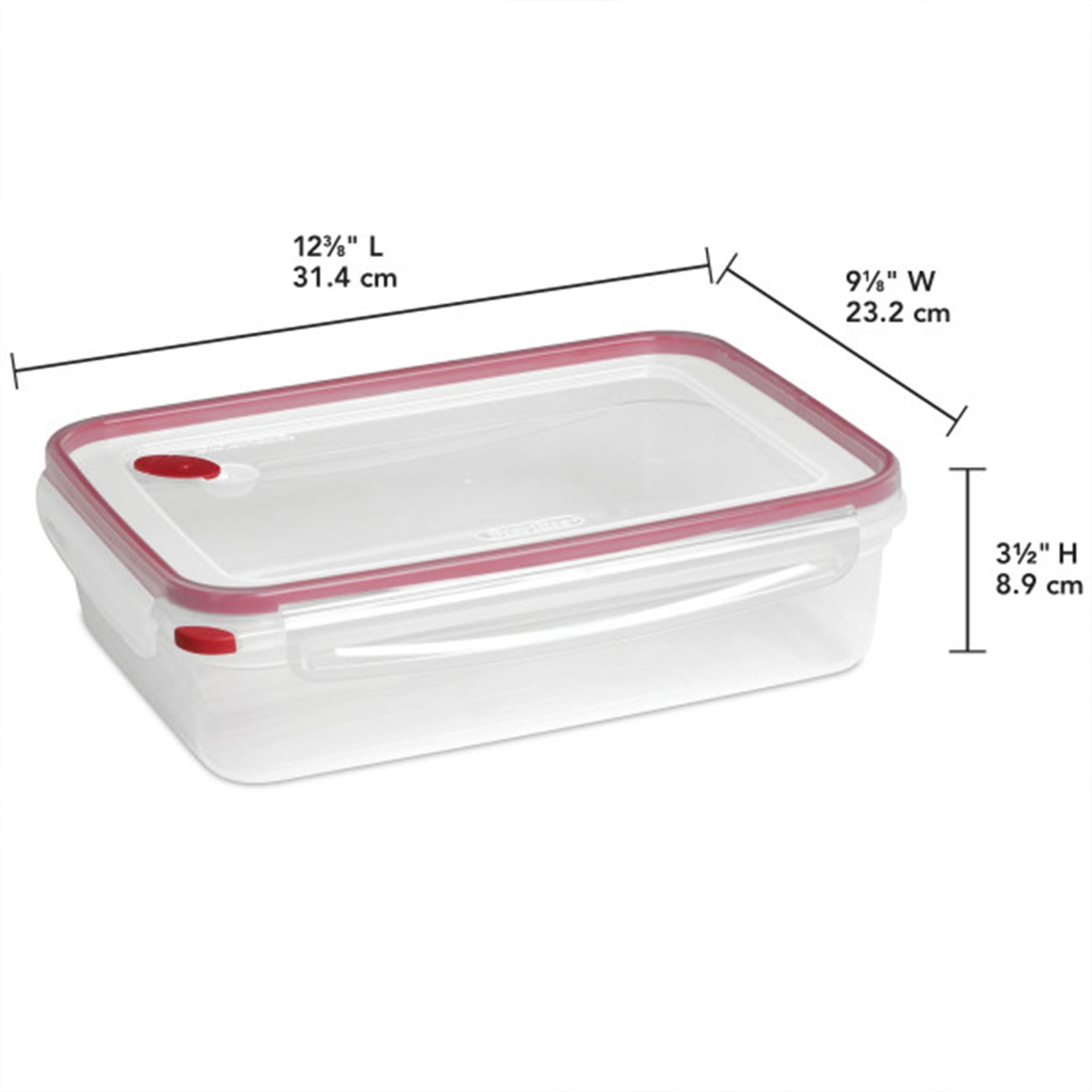 Foto 3 | Recipiente De Almacenamiento De Alimentos Sterilite Ultra-seal De 16 Tazas (paquete De 4) - Venta Internacional.