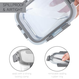 Foto 4 | Set De Recipientes Para Comida Cook With Color Premium, 32 Unidades Vidrio Borosilicato - Venta Internacional.