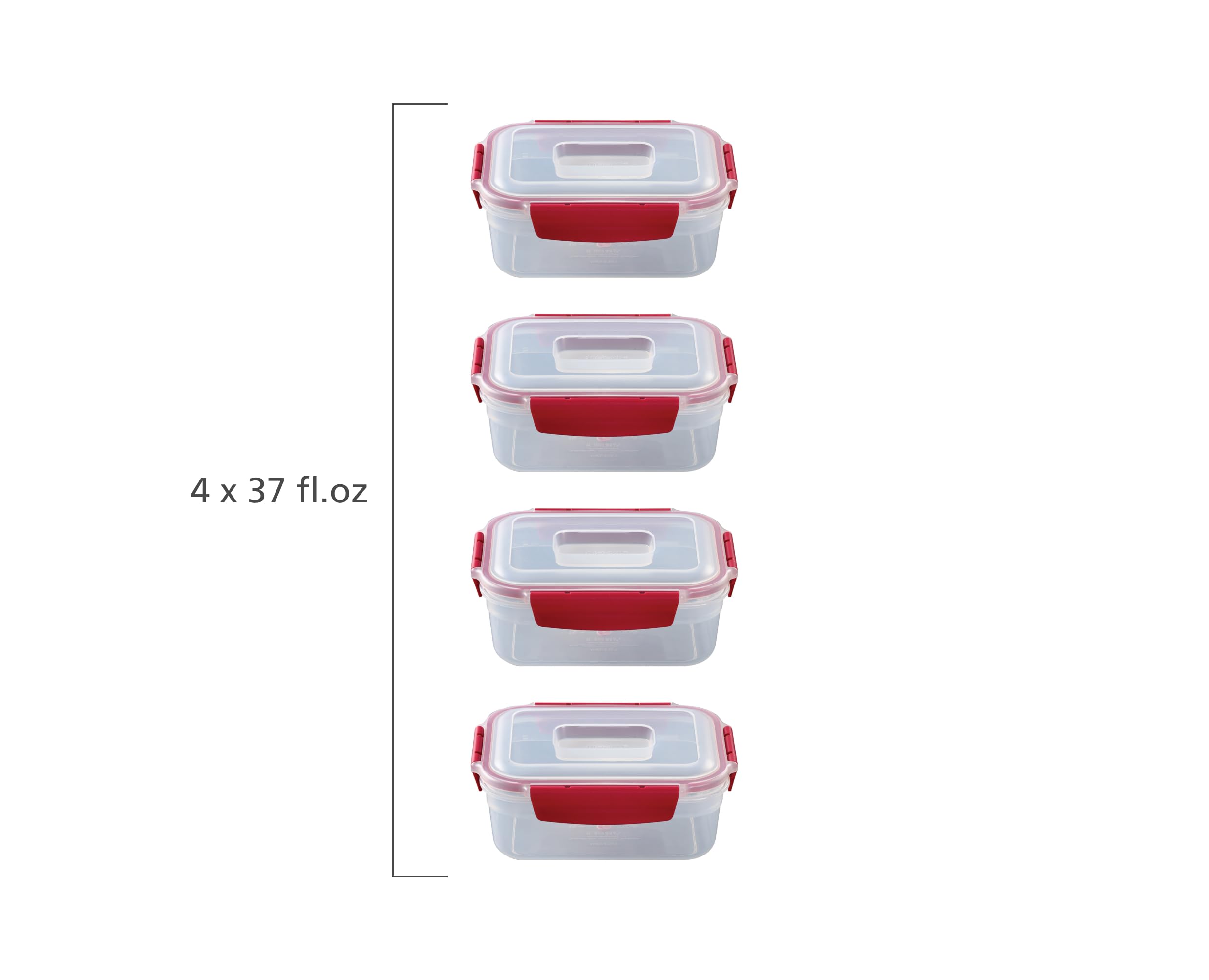 Foto 4 pulgar | Juego De Recipientes Para Almacenamiento De Alimentos Joseph Joseph Nest Lock, 8 Piezas - Venta Internacional.
