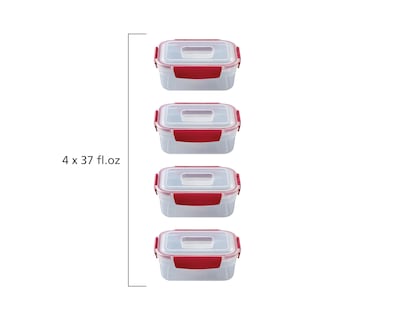 Foto 3 | Juego De Recipientes Para Almacenamiento De Alimentos Joseph Joseph Nest Lock, 8 Piezas - Venta Internacional.
