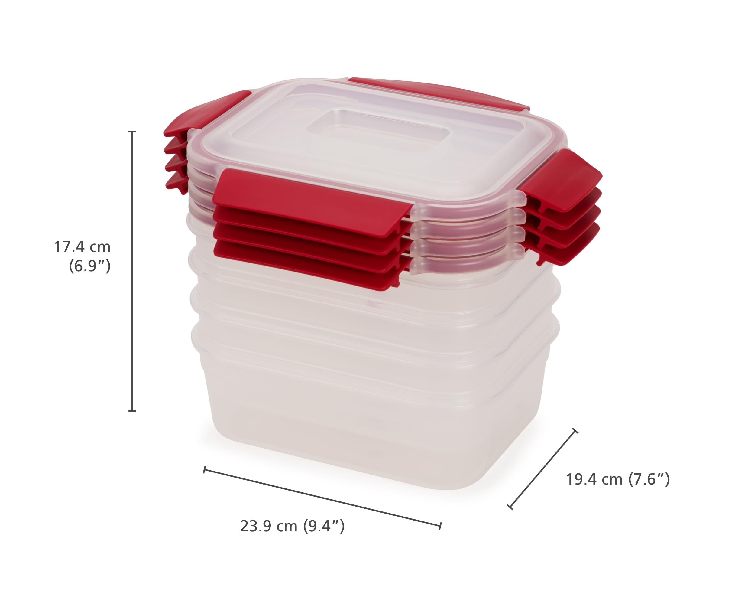 Foto 5 | Juego De Recipientes Para Almacenamiento De Alimentos Joseph Joseph Nest Lock, 8 Piezas - Venta Internacional.