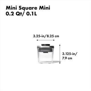 Foto 2 | Contenedor Oxo Steel Pop Mini De 0,2 L Para Especias Y Más - Venta Internacional.