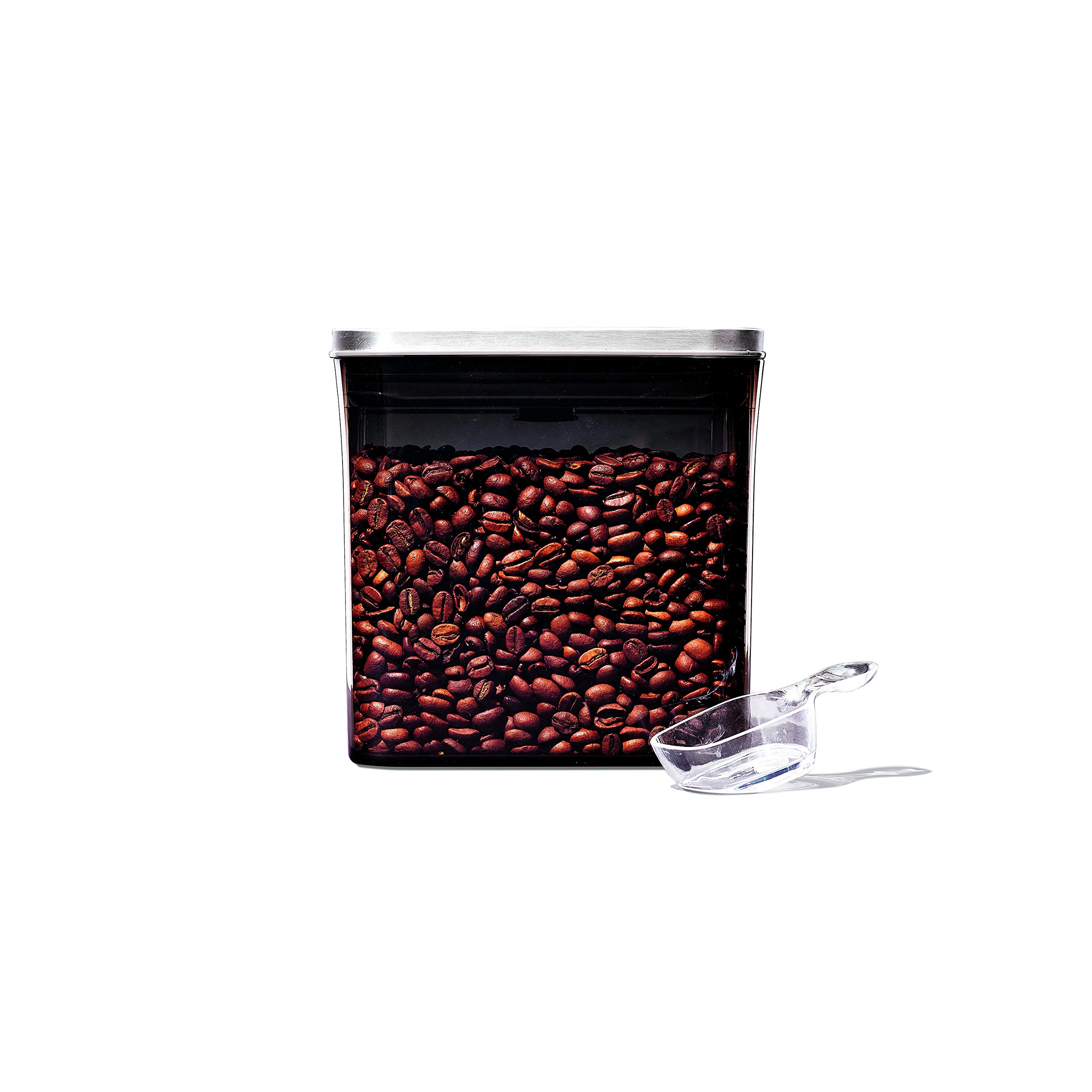 Contenedor De Café Oxo Steel Pop 1.6l Con Cuchara Gris - Venta Internacional.