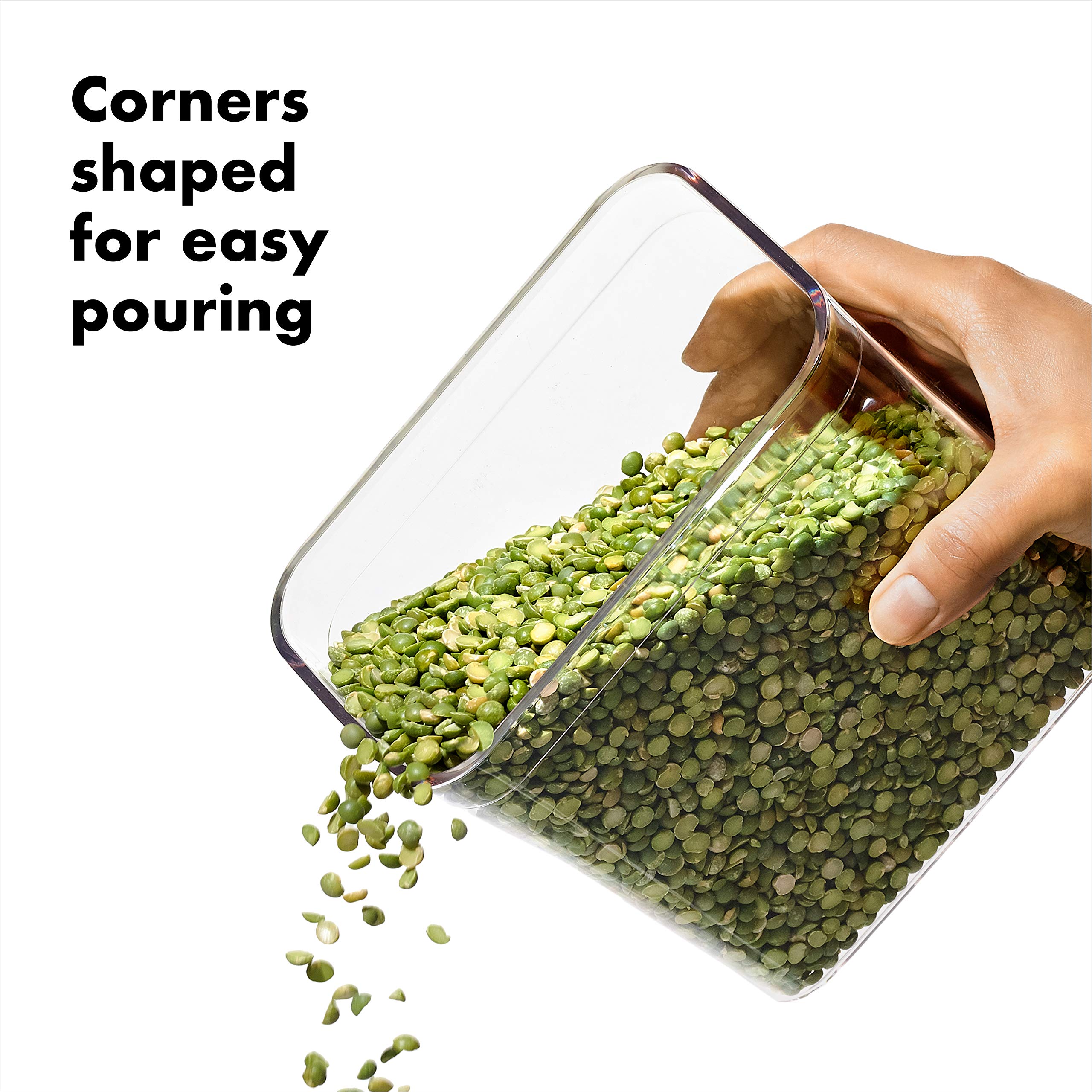 Foto 4 pulgar | Contenedor De Almacenamiento De Alimentos Oxo Steel Pop Small Square 1.1l - Venta Internacional.