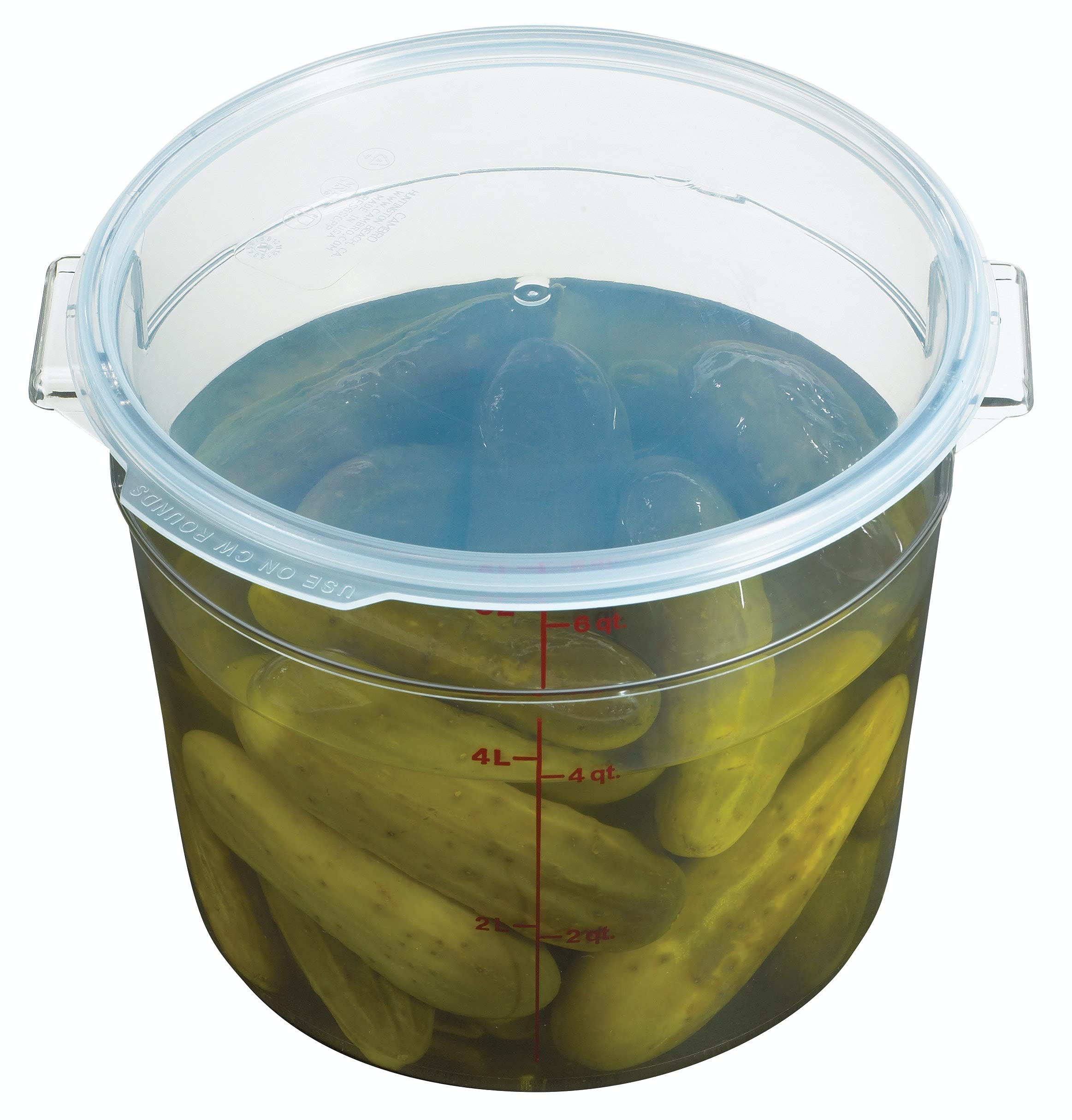 Foto 4 pulgar | Contenedor De Almacenamiento De Alimentos Cambro Round Series 6l Commercial - Venta Internacional.
