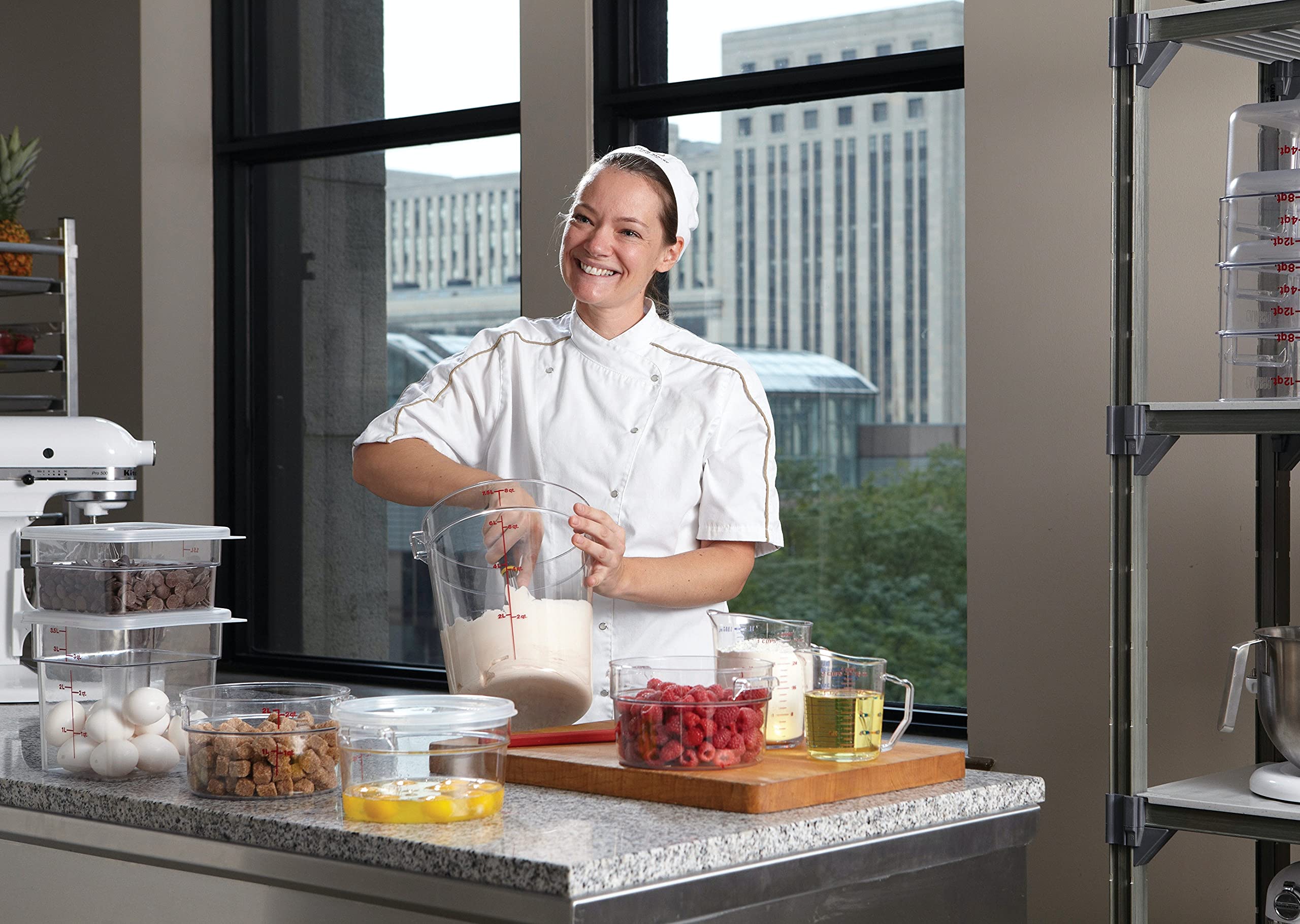 Foto 5 pulgar | Contenedor De Almacenamiento De Alimentos Cambro Round Series 6l Commercial - Venta Internacional.