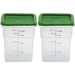 Foto 1 | Recipiente De Almacenamiento De Alimentos Cambro Classic Series 4l, Paquete De 2 - Venta Internacional.
