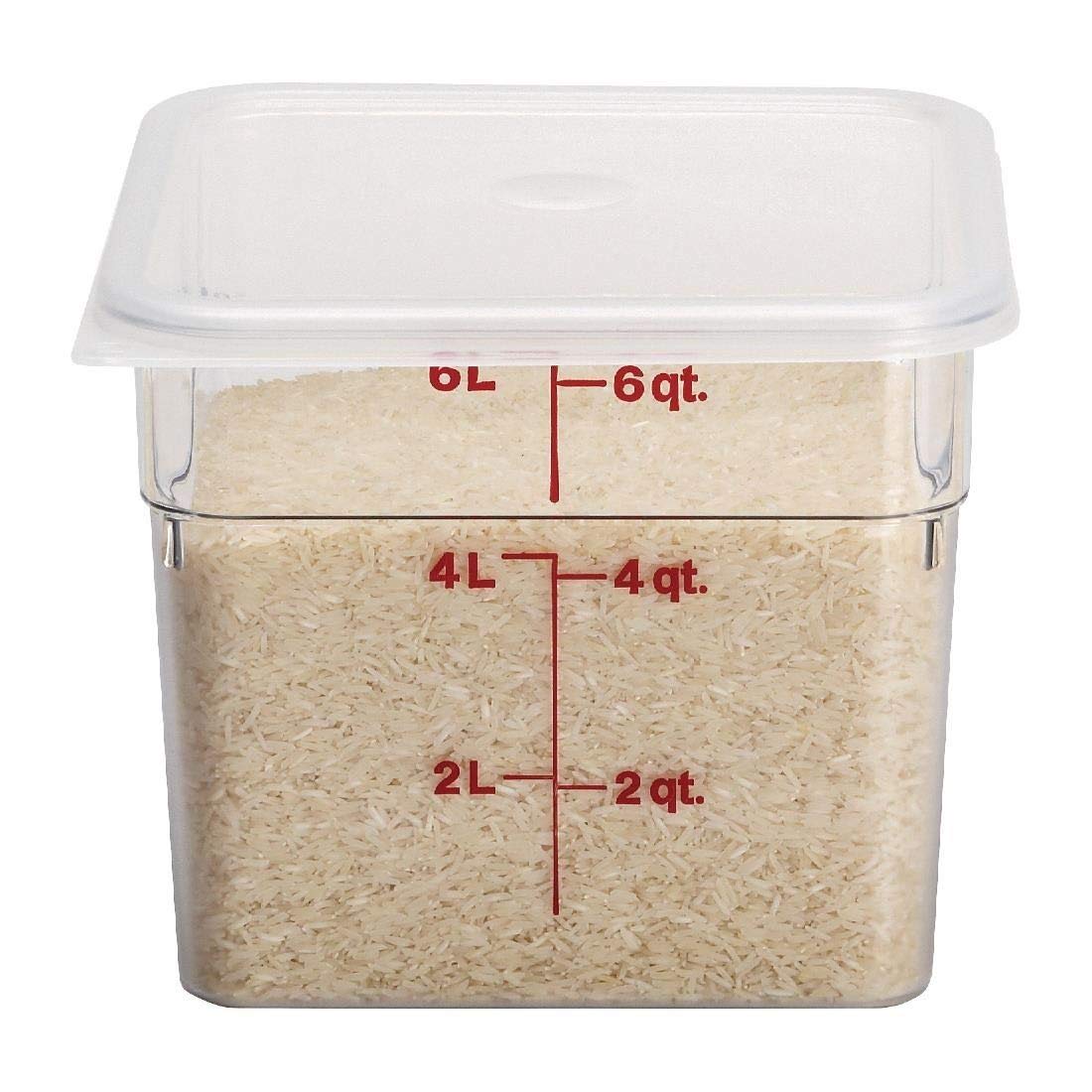 Foto 4 pulgar | Contenedor De Almacenamiento De Alimentos Cambro Classic Series Square 6l - Venta Internacional.