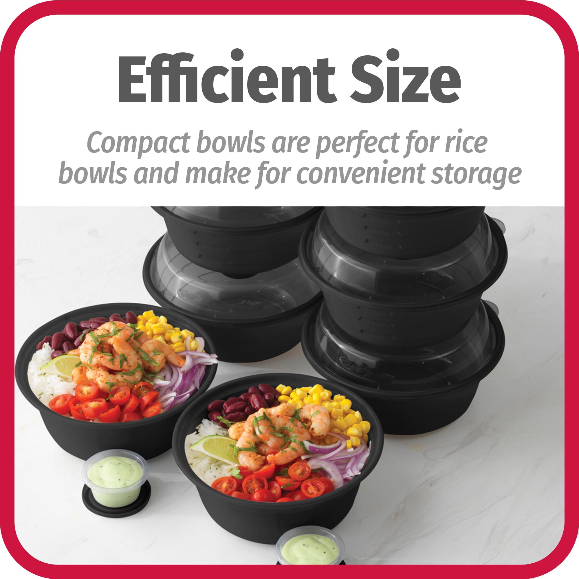 Foto 7 pulgar | Recipiente De Almacenamiento De Alimentos Goodcook Meal Prep, Juego De 10 Unidades, Sin Bpa - Venta Internacional.