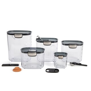 Foto 1 | Juego De Recipientes De Almacenamiento De Alimentos Prokeeper+ De 9 Piezas De Plástico Transparente - Venta Internaci