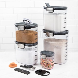 Foto 3 | Juego De Recipientes De Almacenamiento De Alimentos Prokeeper+ De 9 Piezas De Plástico Transparente - Venta Internaci
