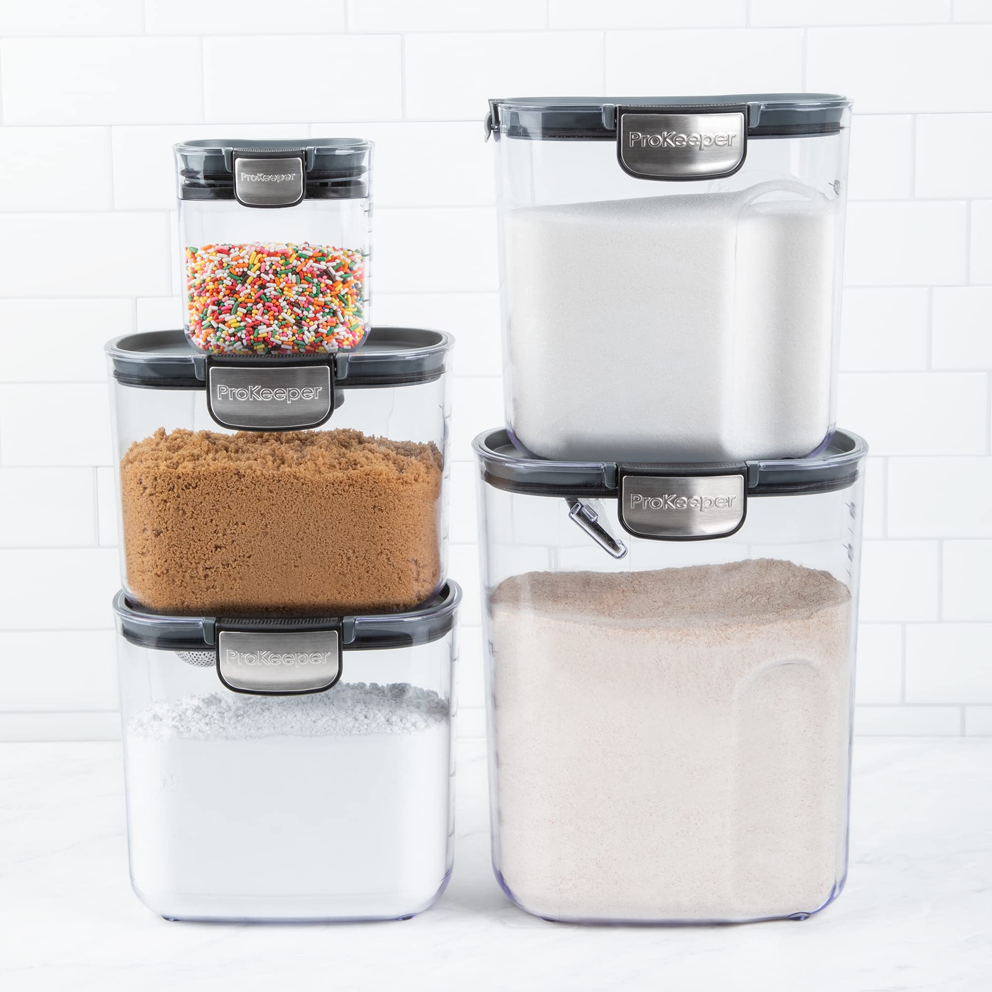 Foto 5 pulgar | Juego De Recipientes De Almacenamiento De Alimentos Prokeeper+ De 9 Piezas De Plástico Transparente - Venta Internaci
