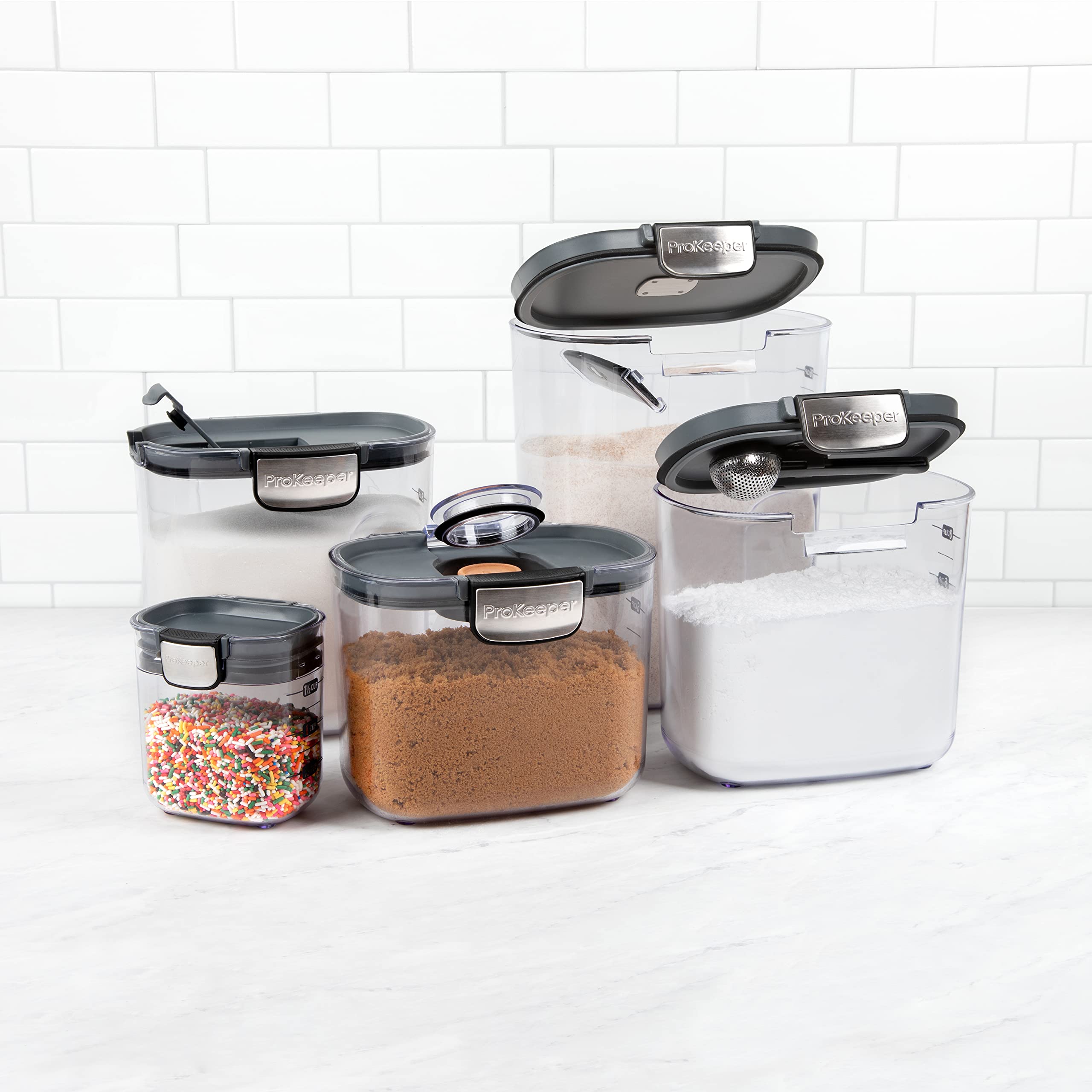 Foto 6 pulgar | Juego De Recipientes De Almacenamiento De Alimentos Prokeeper+ De 9 Piezas De Plástico Transparente - Venta Internaci