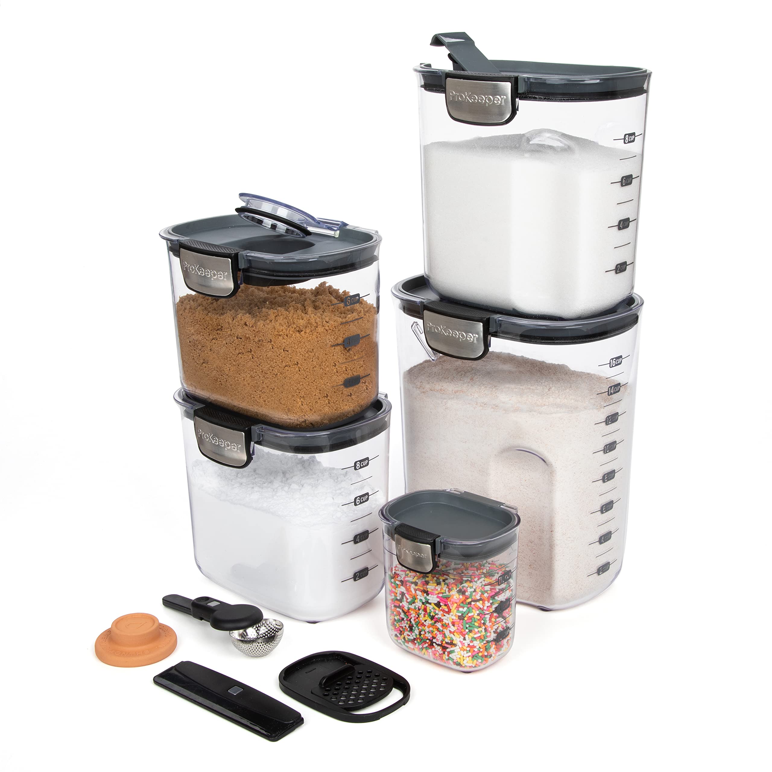 Foto 8 pulgar | Juego De Recipientes De Almacenamiento De Alimentos Prokeeper+ De 9 Piezas De Plástico Transparente - Venta Internaci