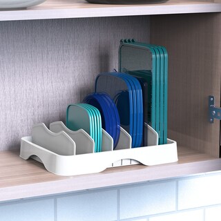 Foto 3 | Organizador De Almacenamiento Con Tapa Para Contenedores De Comida, Artículos Sencillos Para El Hogar - Venta Inter
