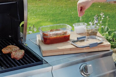 Foto 7 | Recipiente Rubbermaid Brilliance Para Almacenar Alimentos, 310 Ml, Pequeño - Venta Internacional.