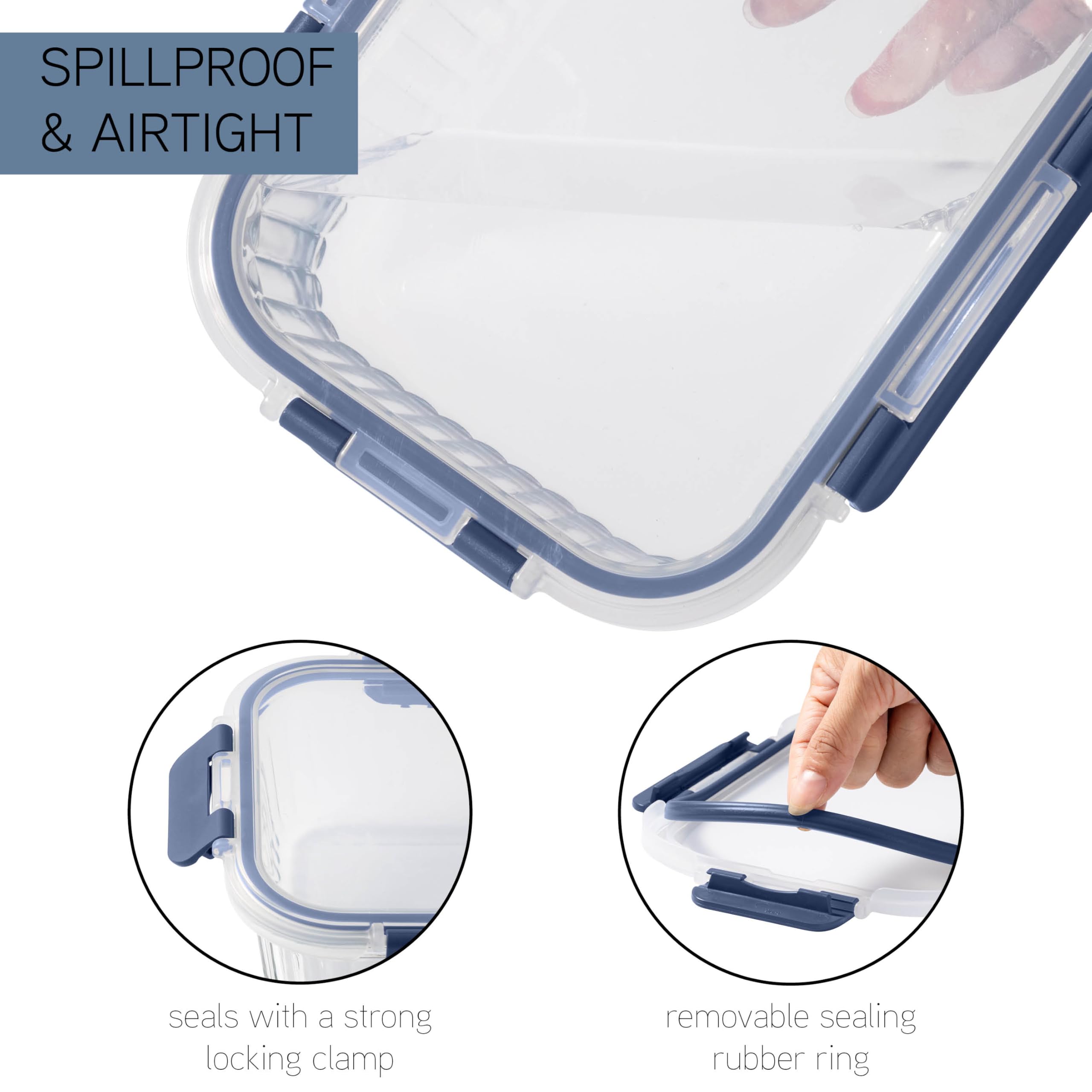 Foto 4 pulgar | Set De Recipientes Para Comida Cook With Color Premium, 32 Unidades Vidrio Borosilicato - Venta Internacional.