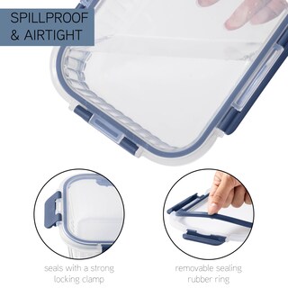 Foto 3 | Set De Recipientes Para Comida Cook With Color Premium, 32 Unidades Vidrio Borosilicato - Venta Internacional.