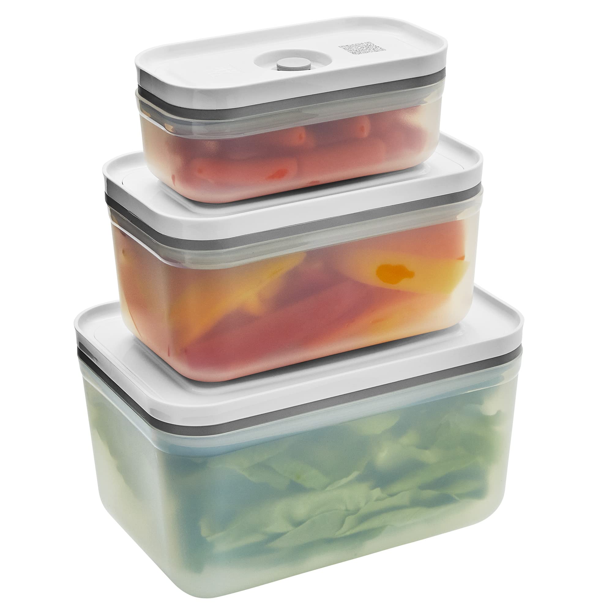 Recipiente De Almacenamiento De Alimentos Zwilling Fresh & Save, 3 Unidades, Sin Bpa - Venta Internacional.