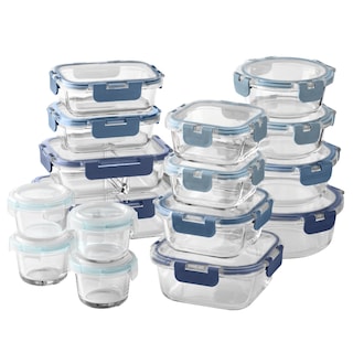 Foto 1 | Set De Recipientes Para Comida Cook With Color Premium, 32 Unidades Vidrio Borosilicato - Venta Internacional.