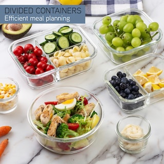 Foto 3 | Set De Recipientes Para Comida Cook With Color Premium, 32 Unidades Vidrio Borosilicato - Venta Internacional.