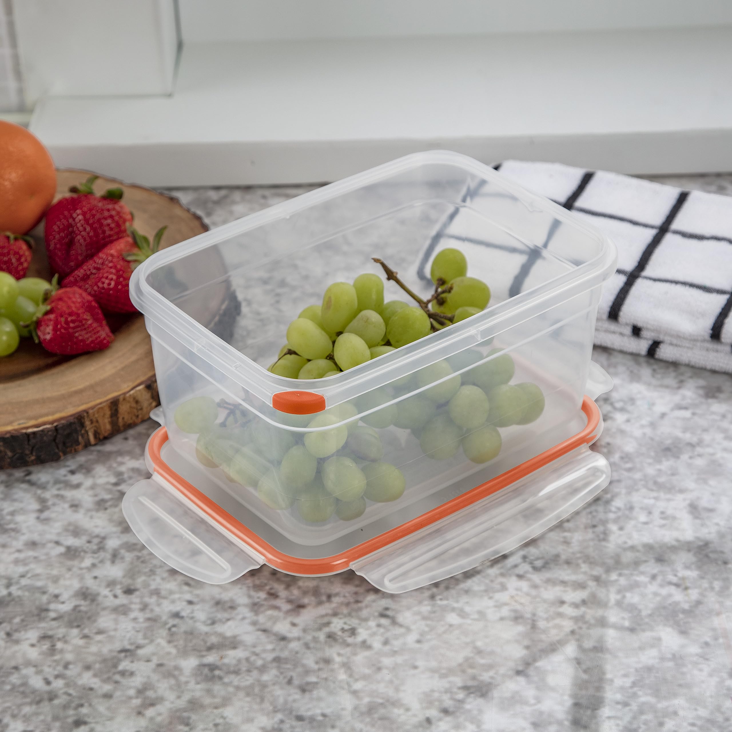 Foto 3 | Recipiente De Almacenamiento De Alimentos Sterilite Ultra-seal, 12 Tazas X6 - Venta Internacional.