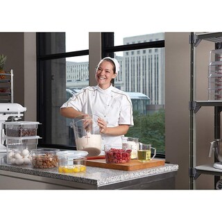 Foto 3 | Contenedor De Almacenamiento De Alimentos Cambro Camwear 8l De Policarbonato Transparente - Venta Internacional.