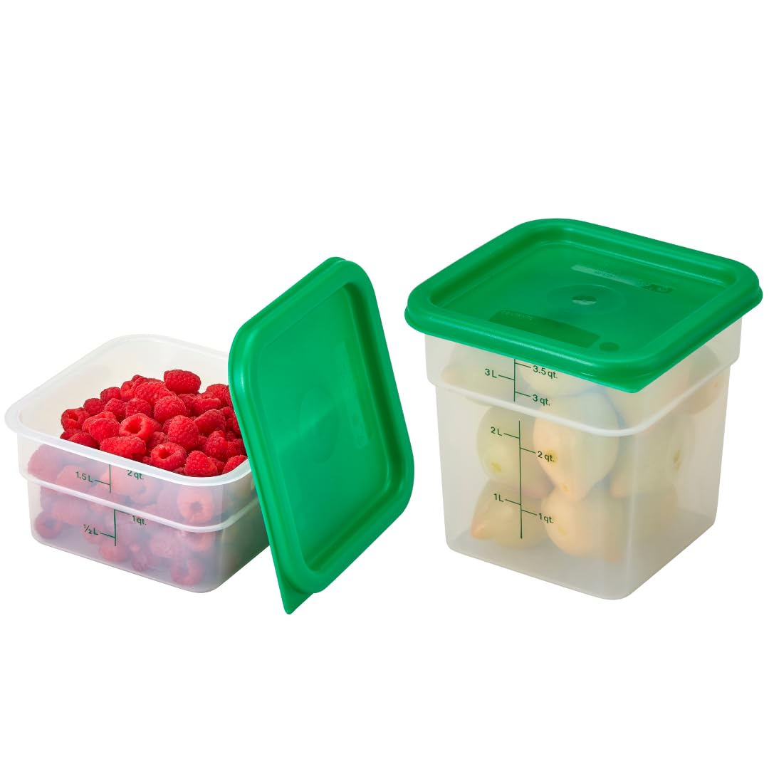 Foto 2 pulgar | Recipiente De Almacenamiento De Alimentos Cambro Classic Series 2/4qt, Paquete De 2 - Venta Internacional.