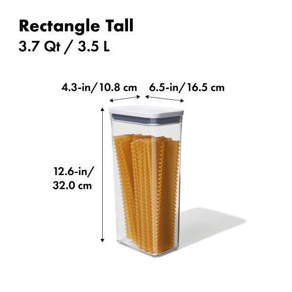 Foto 3 pulgar | Contenedor Oxo Good Grips Pop Rectangular De 3,5 L, Transparente - Venta Internacional.