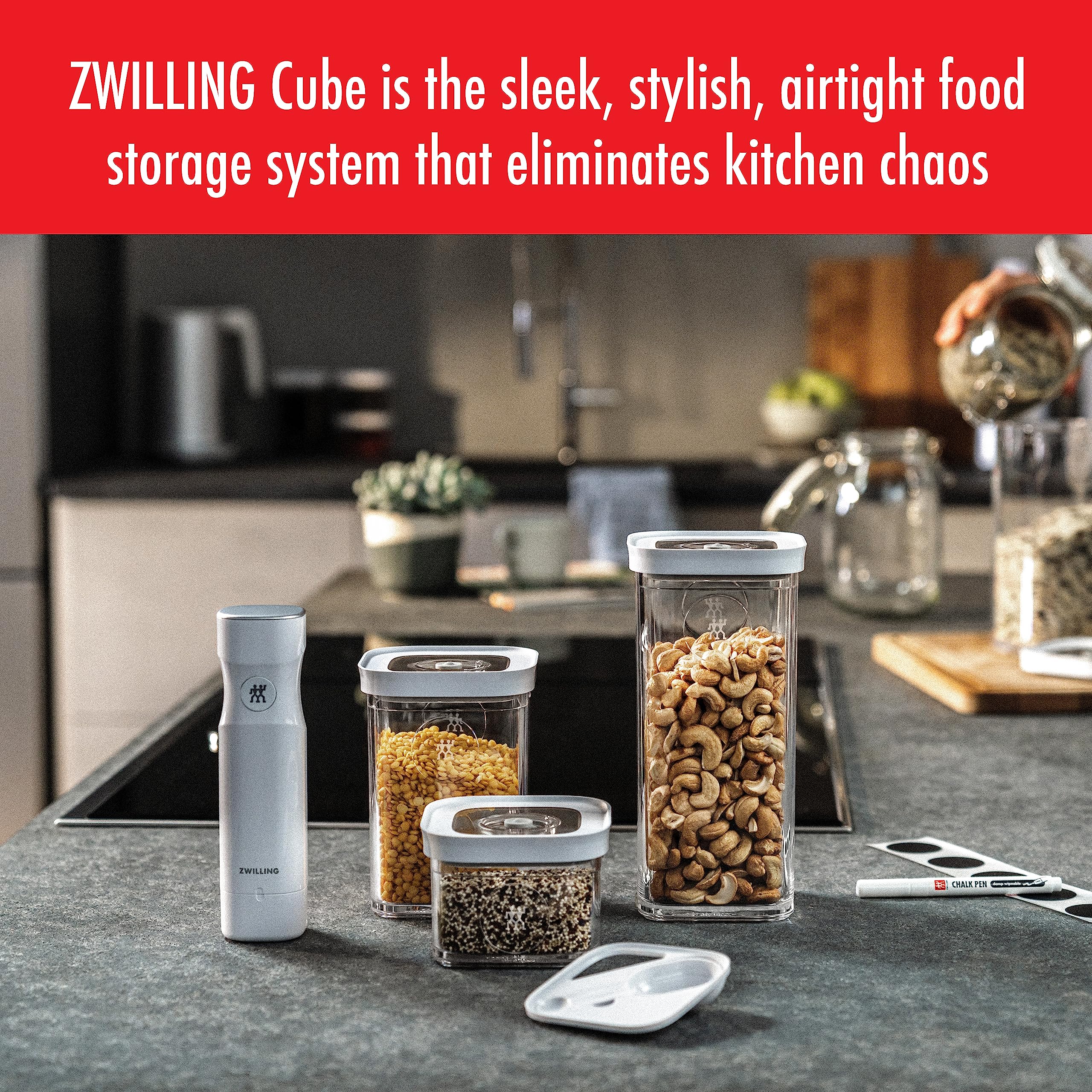 Foto 4 pulgar | Organizador De Almacenamiento Zwilling Fresh & Save Cube De Plástico De 0,35 Litros - Venta Internacional.