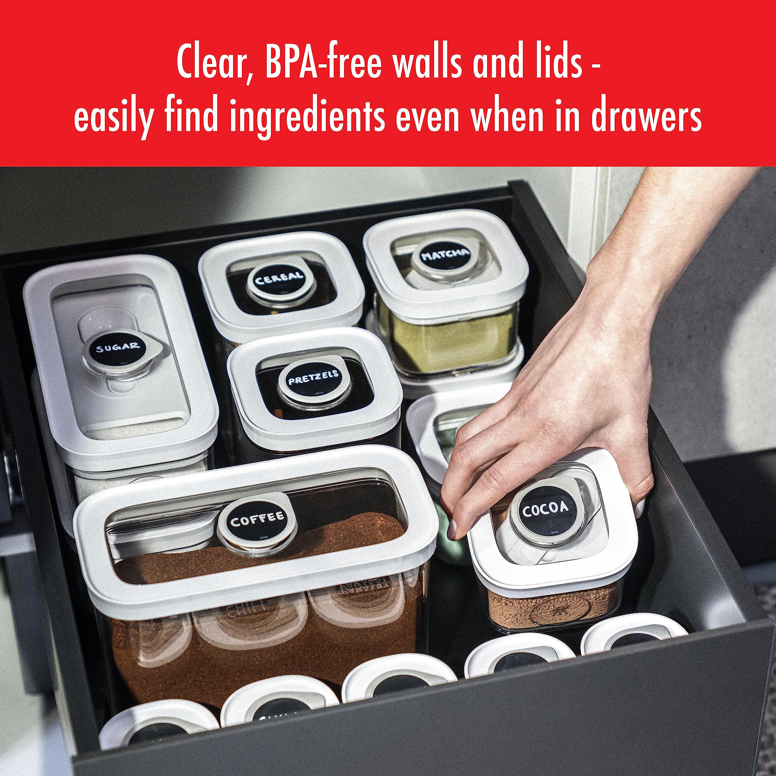 Foto 7 pulgar | Organizador De Almacenamiento Zwilling Fresh & Save Cube De Plástico De 0,35 Litros - Venta Internacional.