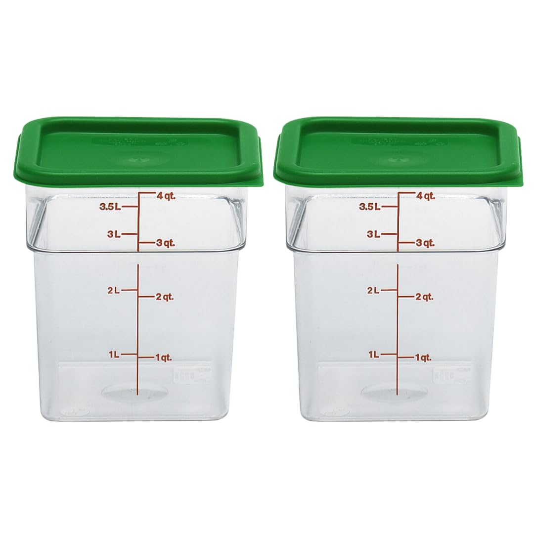 Foto 2 pulgar | Recipiente De Almacenamiento De Alimentos Cambro Classic De 4 Litros Con Tapa, Paquete De 2 - Venta Internacional.
