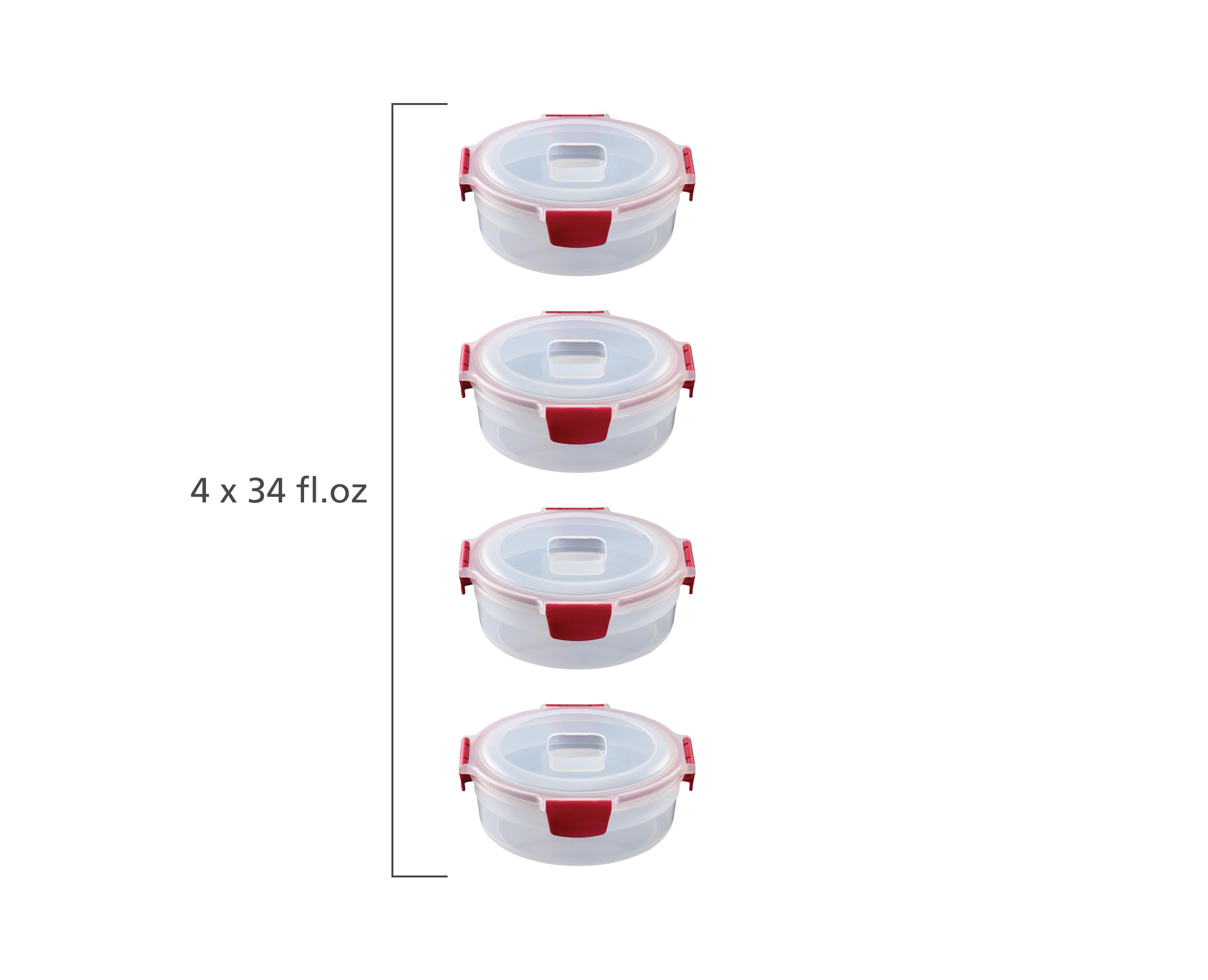 Foto 4 pulgar | Juego De Recipientes Para Almacenamiento De Alimentos Joseph Joseph Nest Lock, 8 Piezas - Venta Internacional.