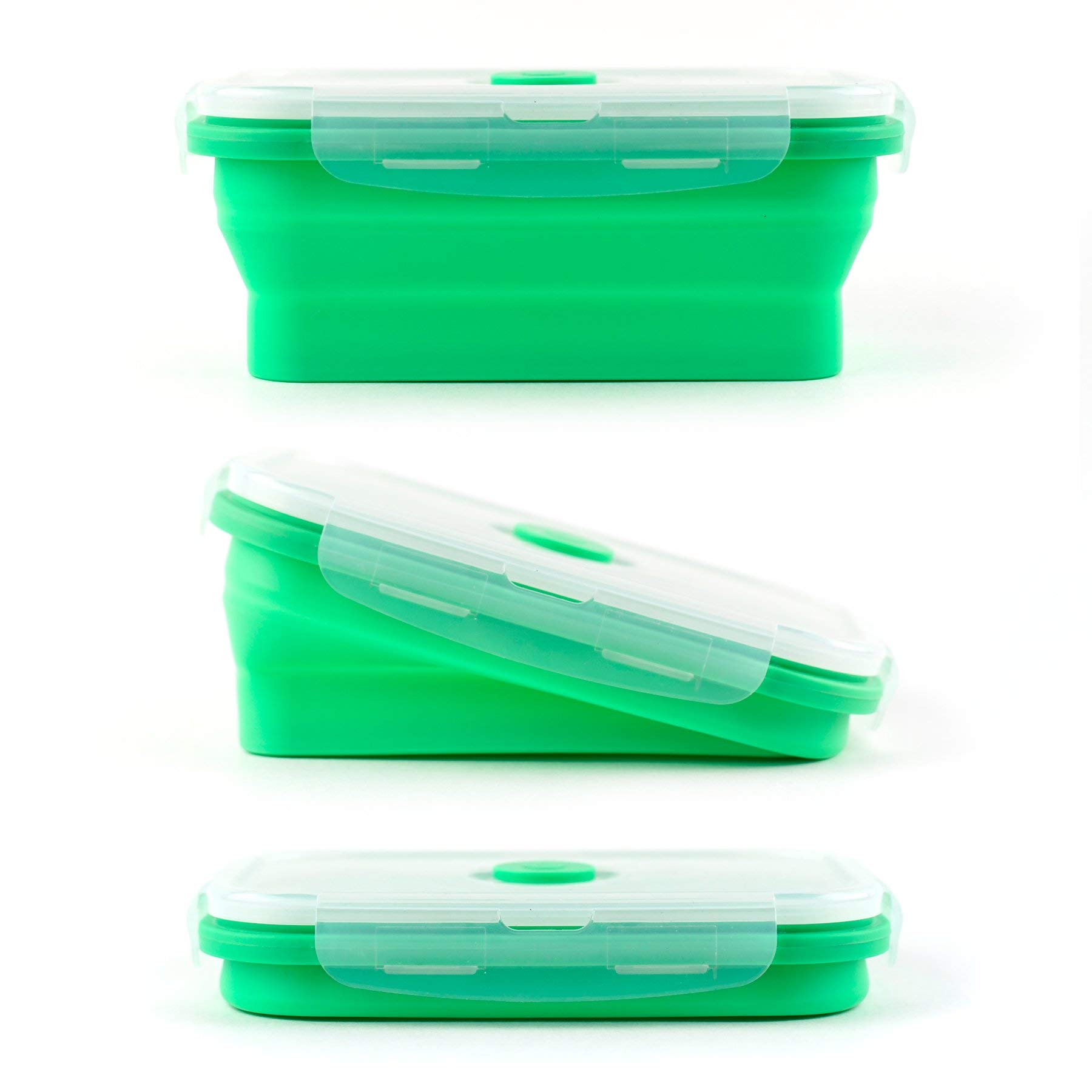 Foto 5 | Set De 4 Recipientes De Silicona Vremi Con Tapas - Venta Internacional.