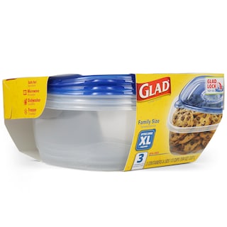 Foto 3 | Contenedores De Almacenamiento De Alimentos Gladware Family Size Xl, Juego De 3 - Venta Internacional.