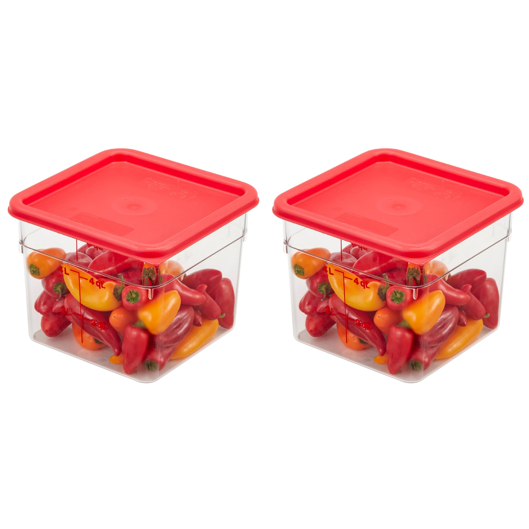 Foto 2 pulgar | Contenedor De Almacenamiento De Alimentos Cambro Classic Series 6l (paquete De 2) - Venta Internacional.
