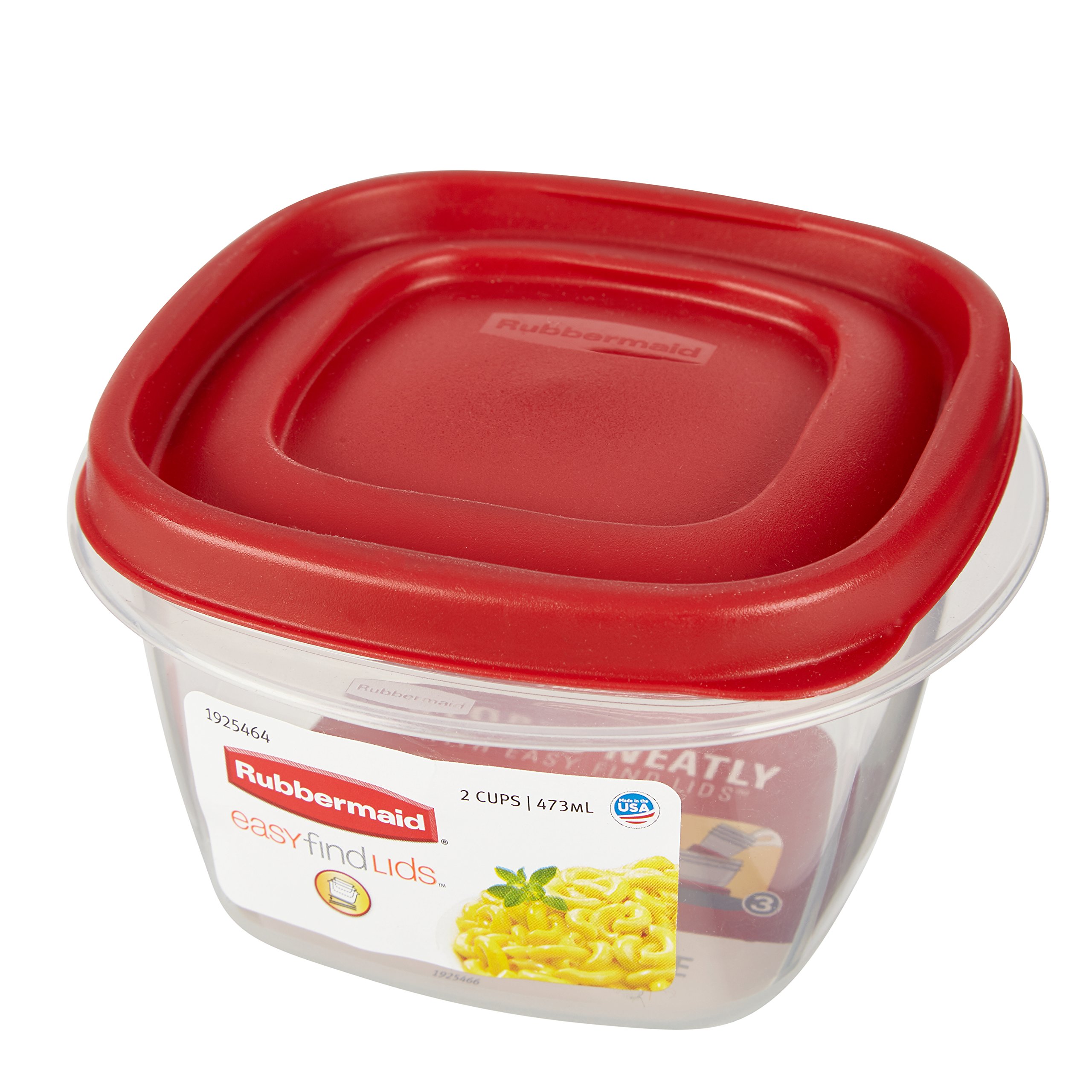 Foto 7 pulgar | Recipiente De Almacenamiento De Alimentos Rubbermaid Easy Find Lids, 500 Ml - Venta Internacional.