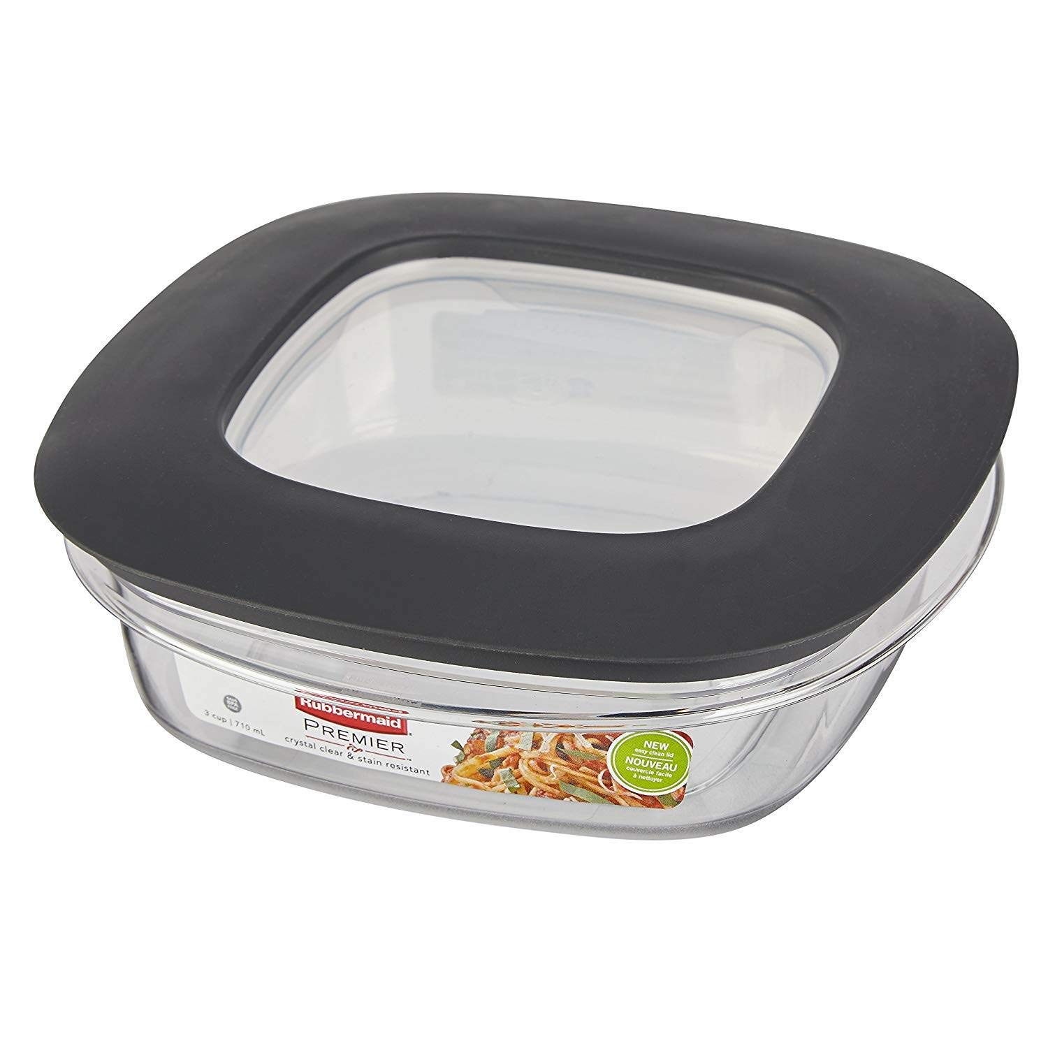 Foto 4 pulgar | Recipiente Rubbermaid Premier Para Almacenamiento De Alimentos, 3 Litros, Gris, Sin Bpa - Venta Internacional.