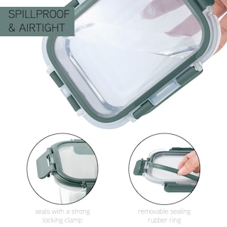 Foto 4 | Set De Recipientes Para Comida Cook With Color Premium, 32 Unidades Vidrio Borosilicato - Venta Internacional.