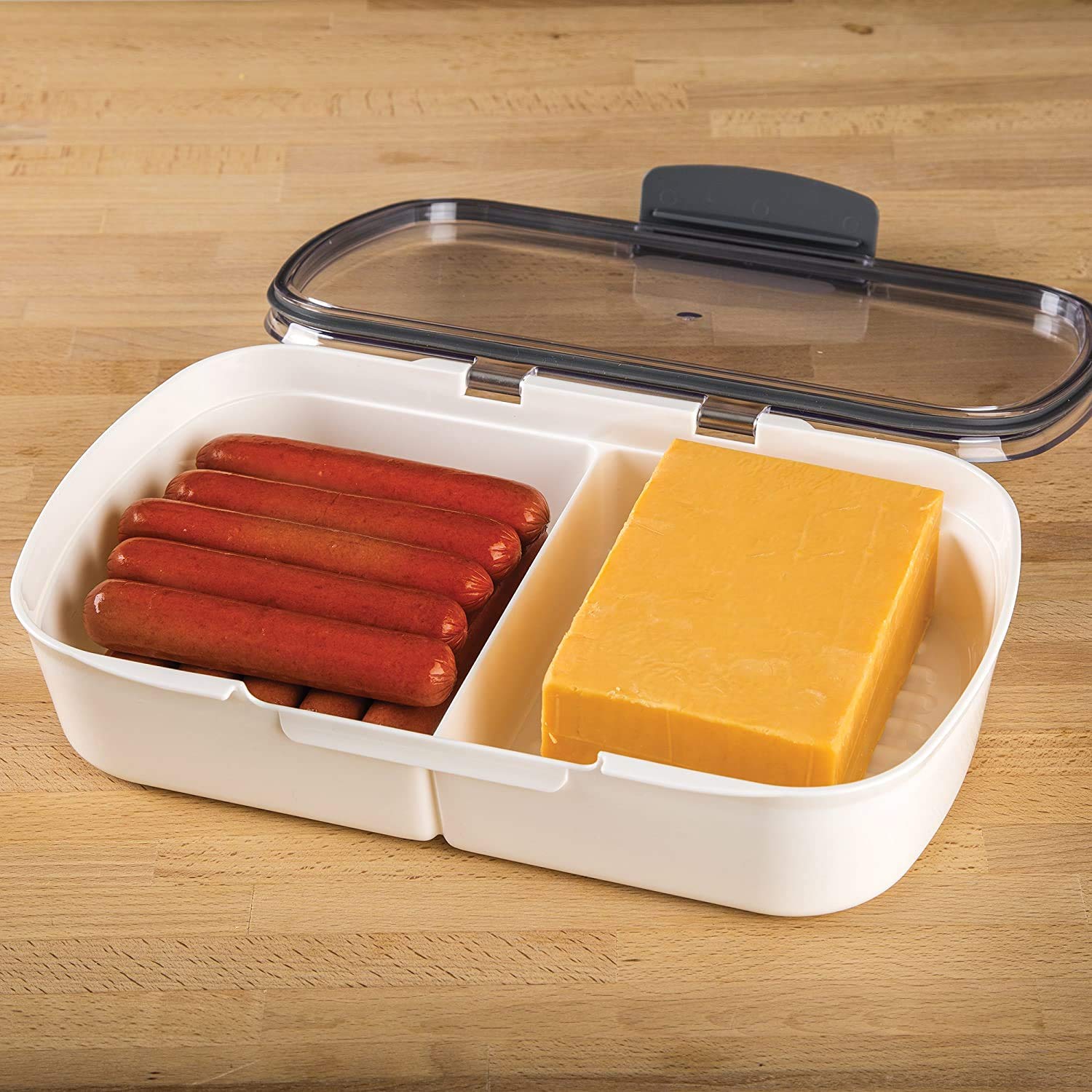 Foto 5 pulgar | Contenedor De Almacenamiento De Alimentos Prokeeper Prepworks Split Deli 1.45l - Venta Internacional.