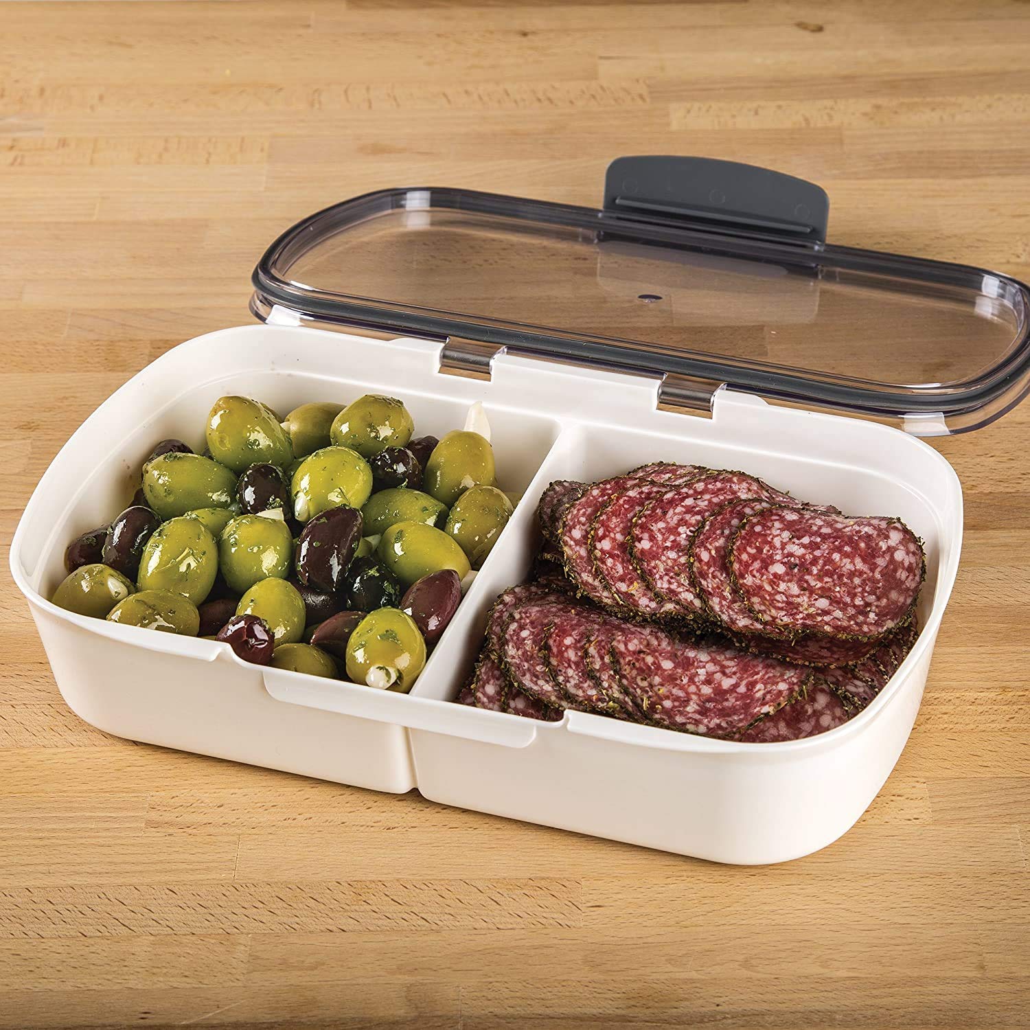 Foto 6 pulgar | Contenedor De Almacenamiento De Alimentos Prokeeper Prepworks Split Deli 1.45l - Venta Internacional.
