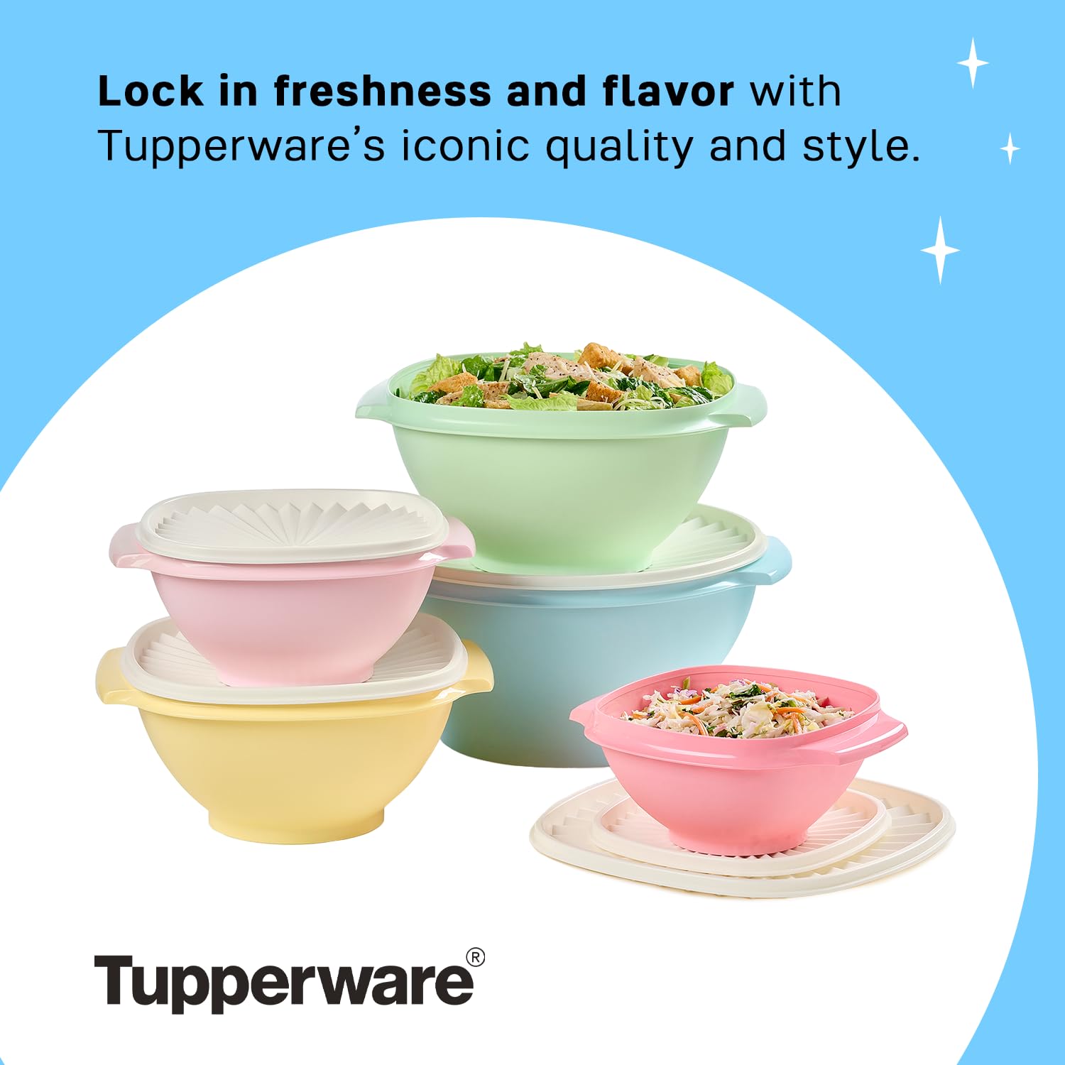 Foto 6 pulgar | Juego De Recipientes Para Almacenamiento De Alimentos Tupperware Heritage, 10 Piezas, Vintage - Venta Internacional.