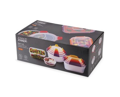 Foto 7 | Juego De Recipientes Para Almacenamiento De Alimentos Joseph Joseph Nest Lock, 16 Piezas - Venta Internacional.