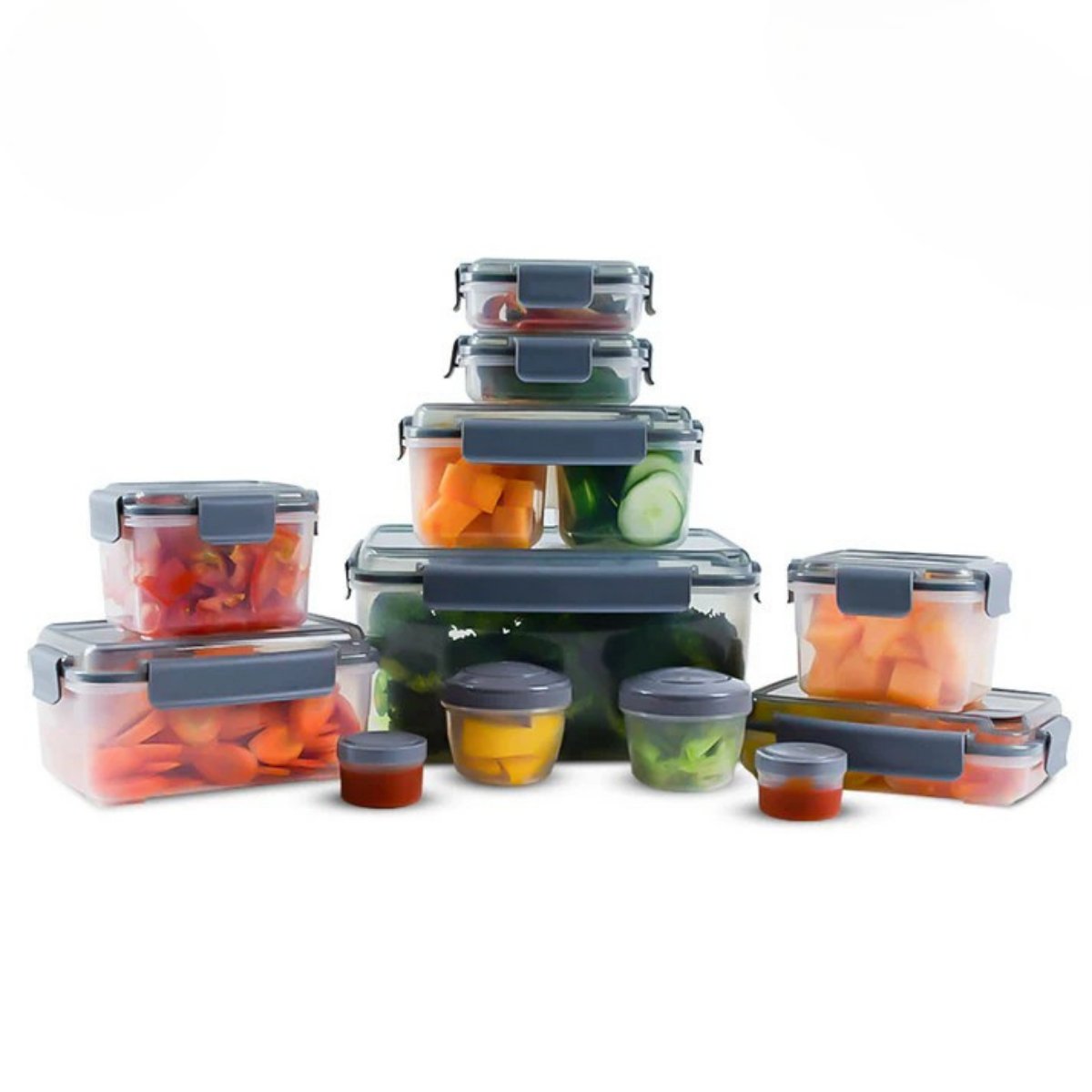 Set Praktipod 24pc Con Cierre Lateral Freshpod 8038