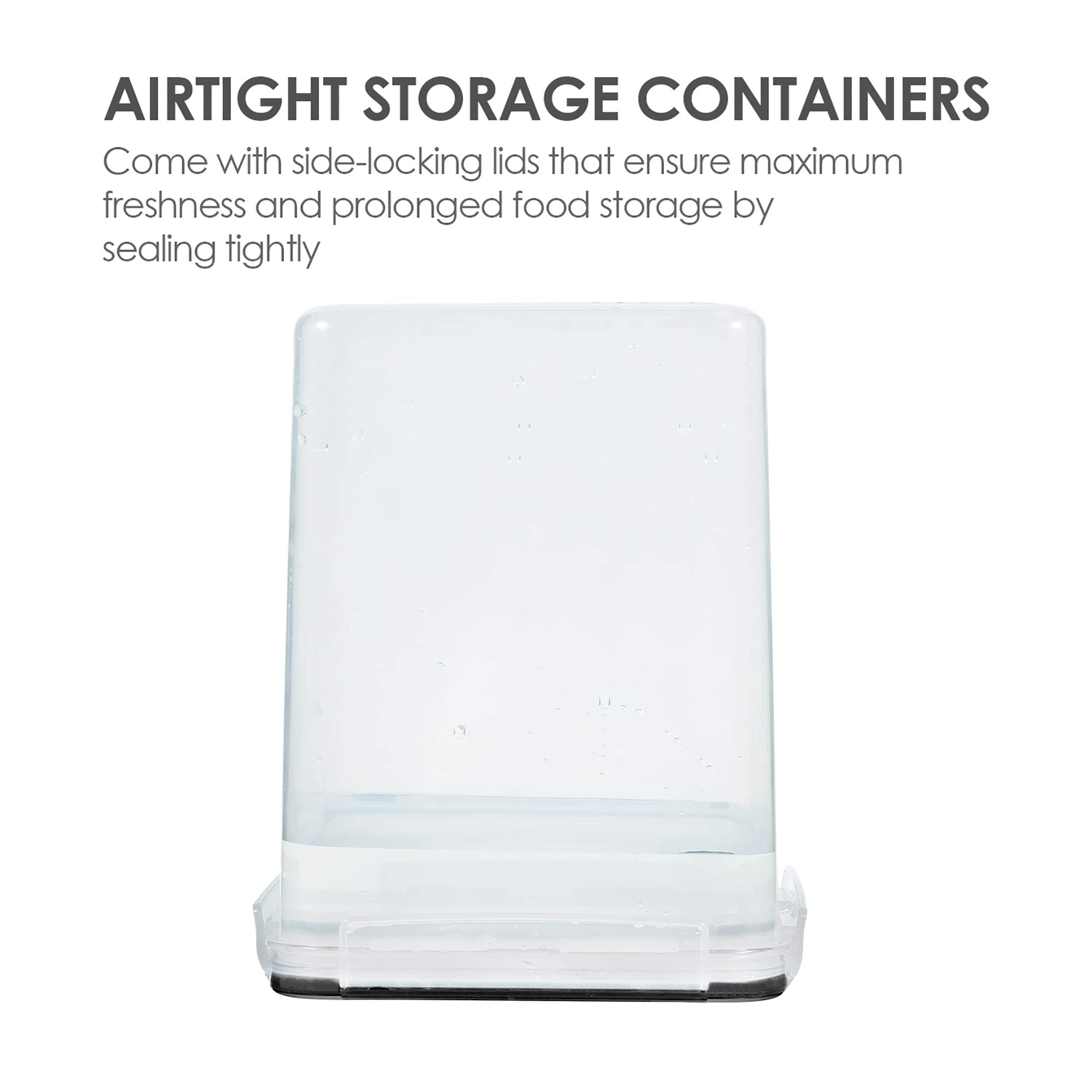 Foto 6 pulgar | Contenedores De Almacenamiento De Alimentos Vtopmart De 5,2 L/175 Oz, 4 Piezas Con Accesorios - Venta Internacional.