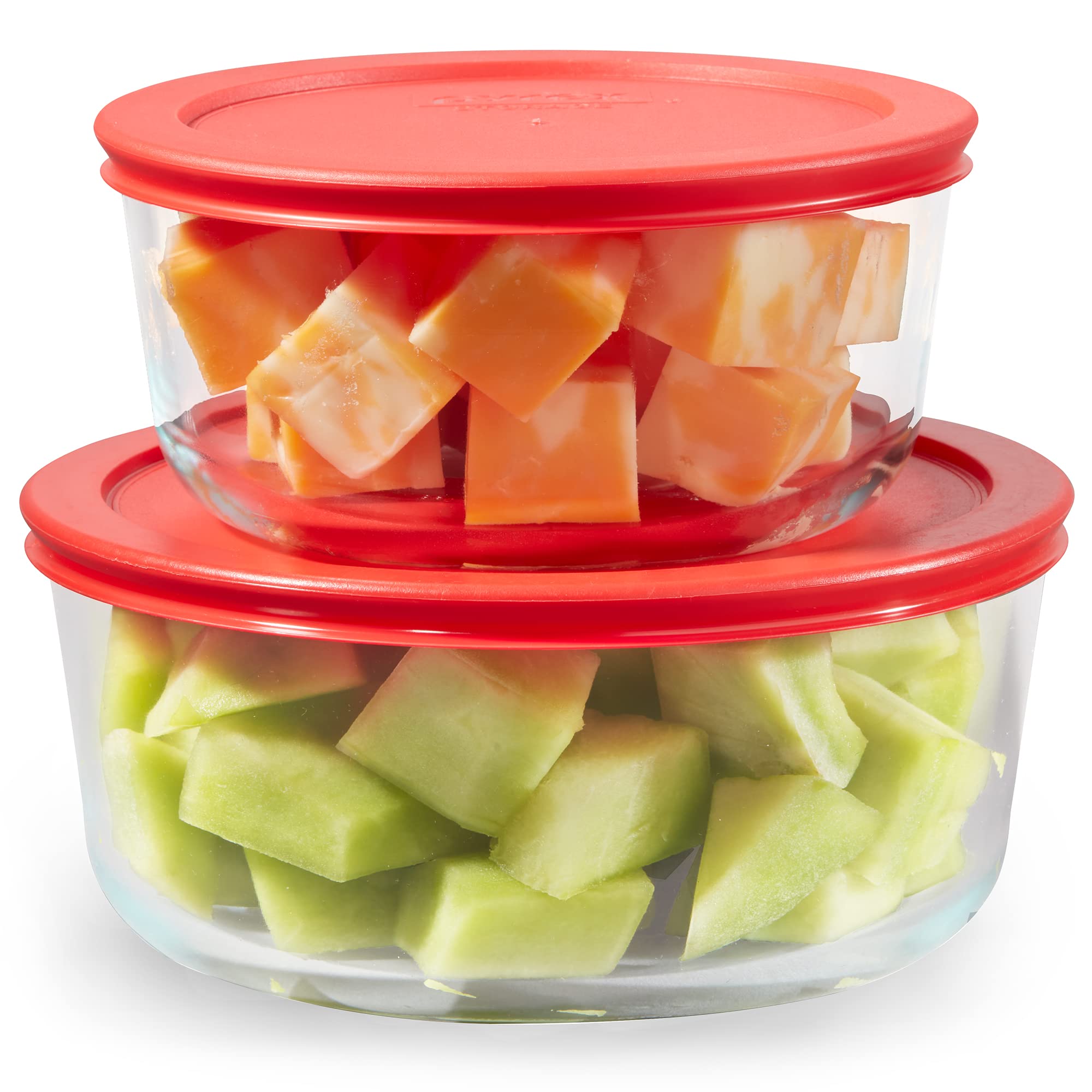 Foto 1 | Recipientes De Almacenamiento De Alimentos Pyrex Simply Store, Paquete De 2 (1200 Ml Y 1700 Ml) - Venta Internacional.