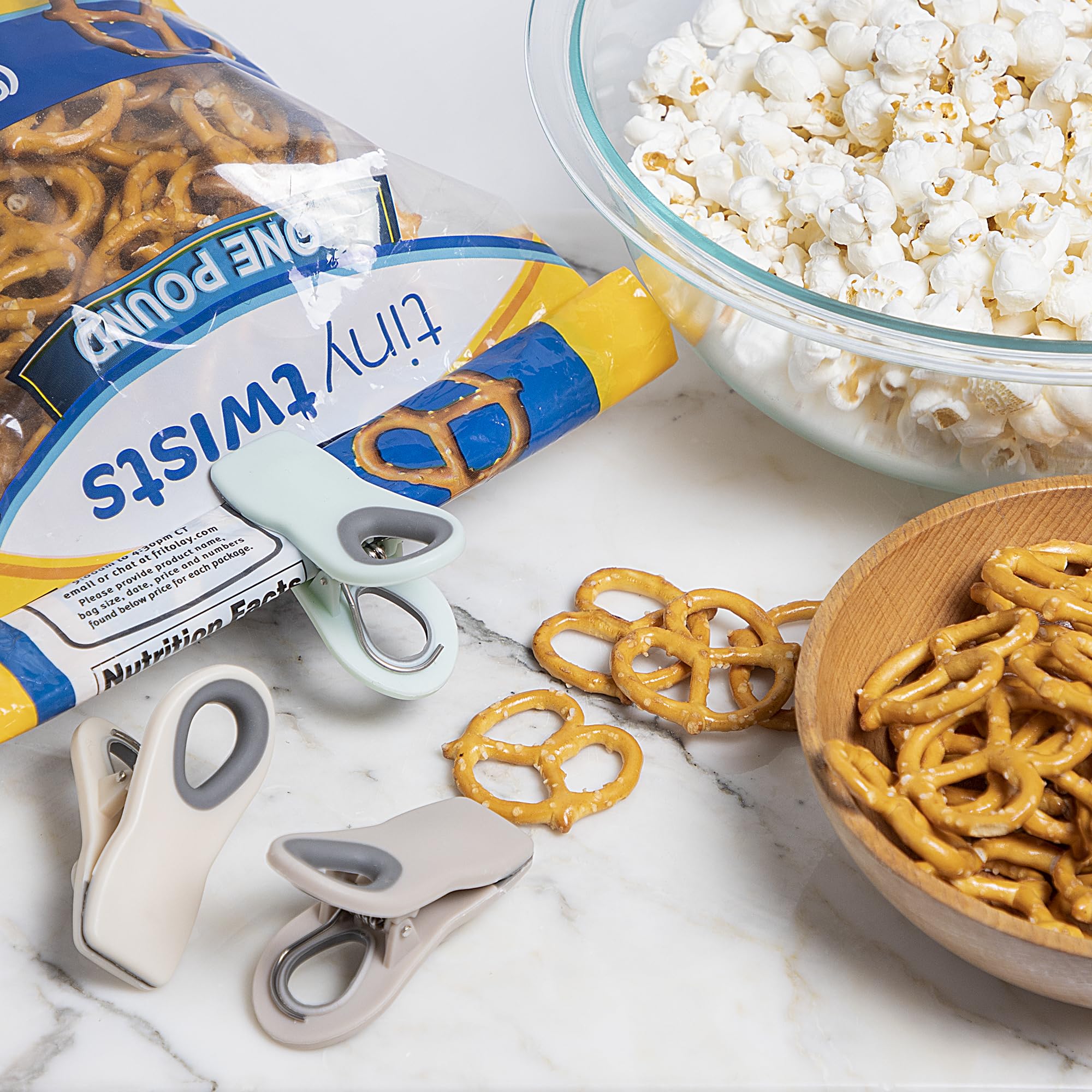 Foto 4 pulgar | Clips Para Bolsas Con Cierre Hermético Para Cocinar Con Color Para Almacenar Alimentos, Paquete De 20 - Venta Inter