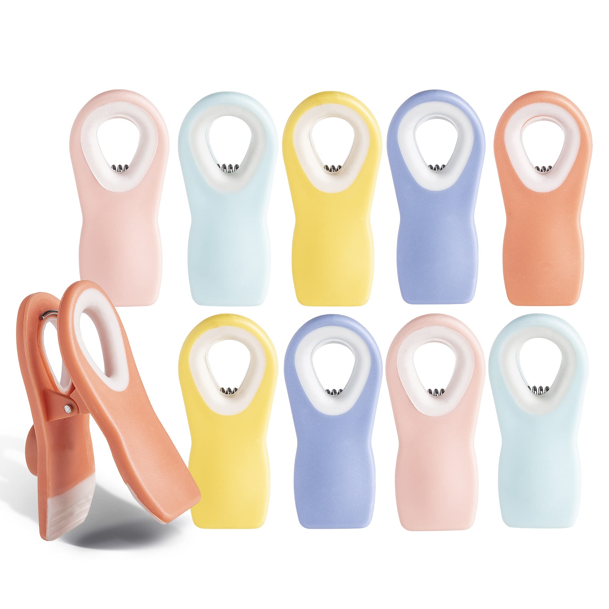 Foto 2 pulgar | Clips Para Bolsas Con Cierre Hermético Para Cocinar Con Color Para Almacenar Alimentos, 10 Unidades - Venta Internaci